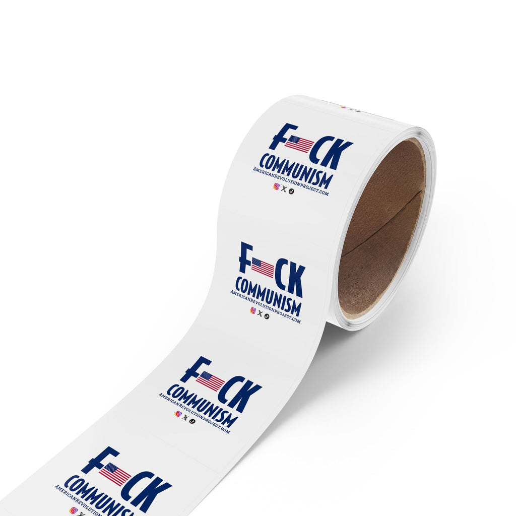 “F*ck Communism” Square Sticker Roll