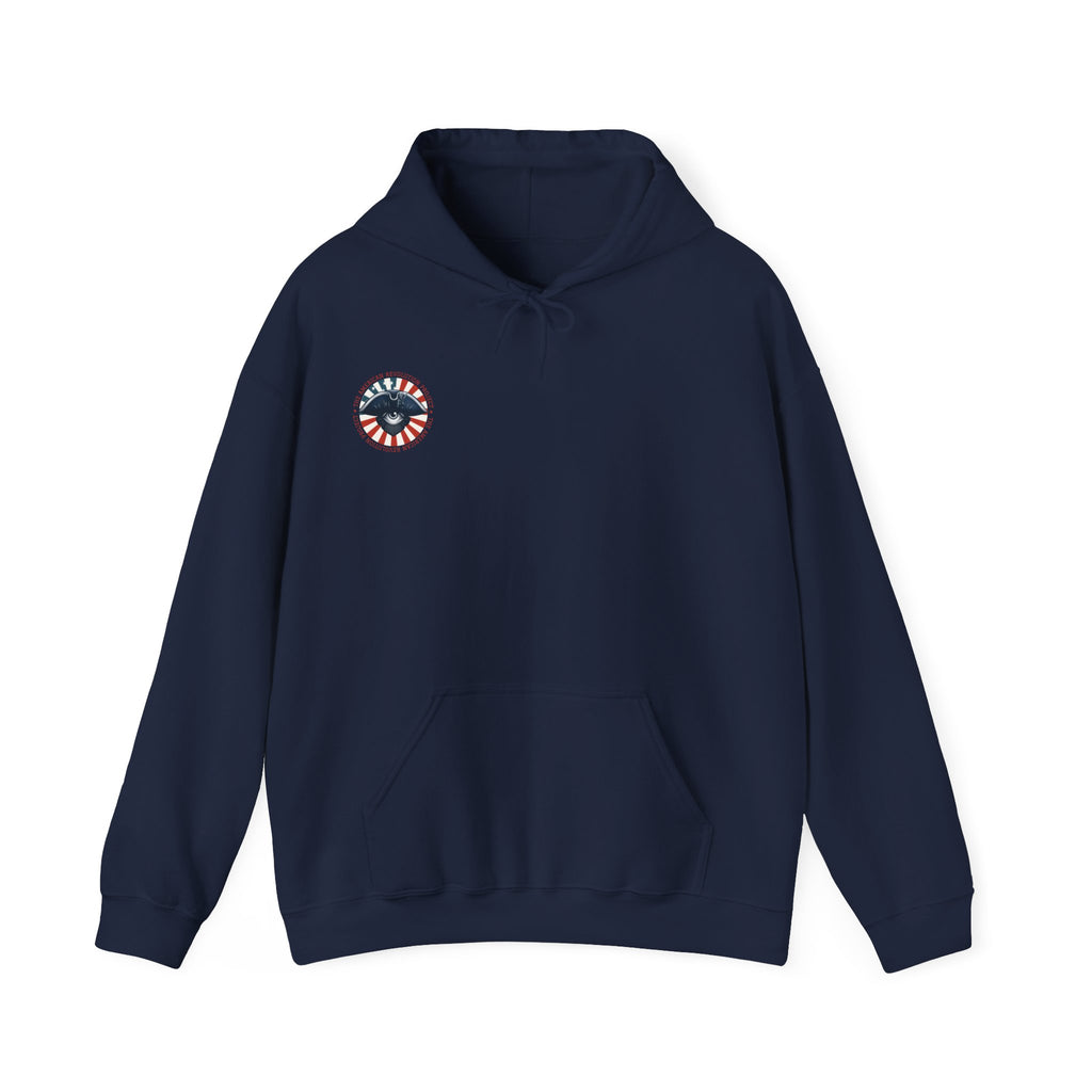Not Your Comrade Hoodie — American Flag Statement Sweatshirt