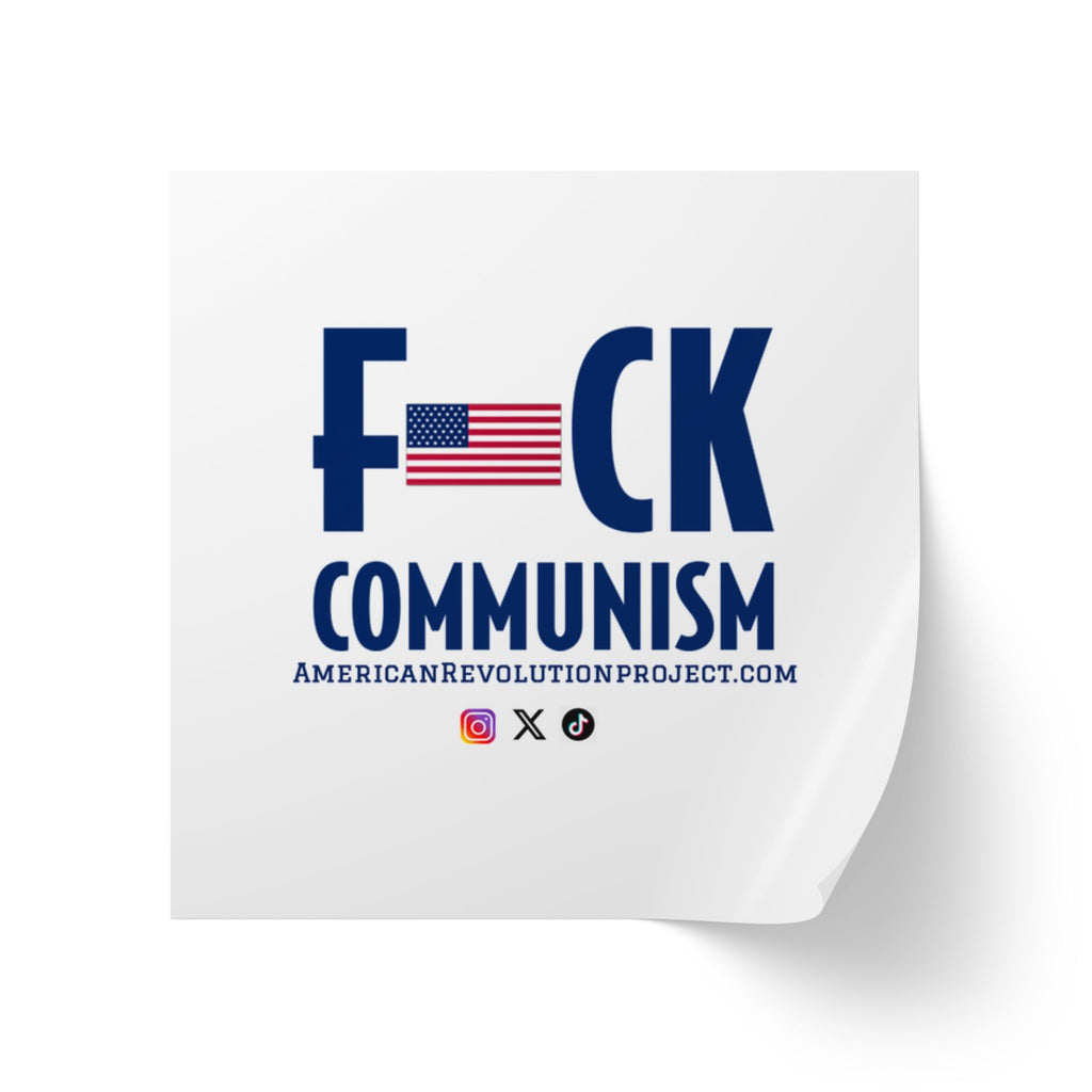 “F*ck Communism” Square Sticker Roll