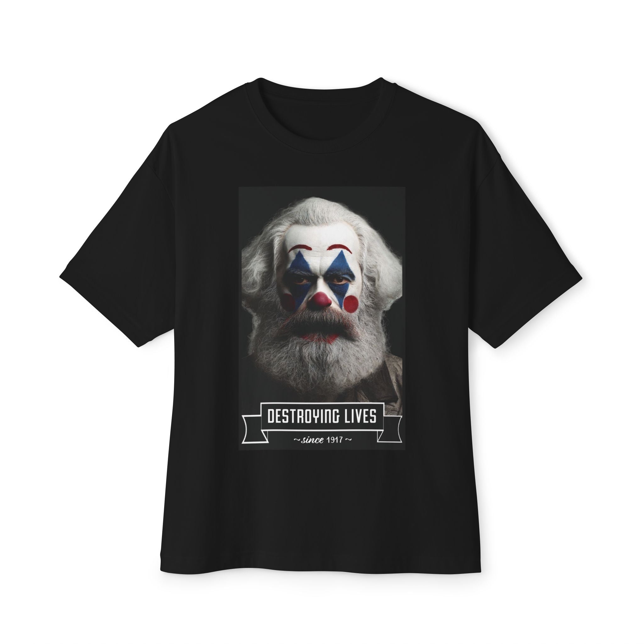 Marx  'Destroying Lives'   Oversized Fit Boxy Tee