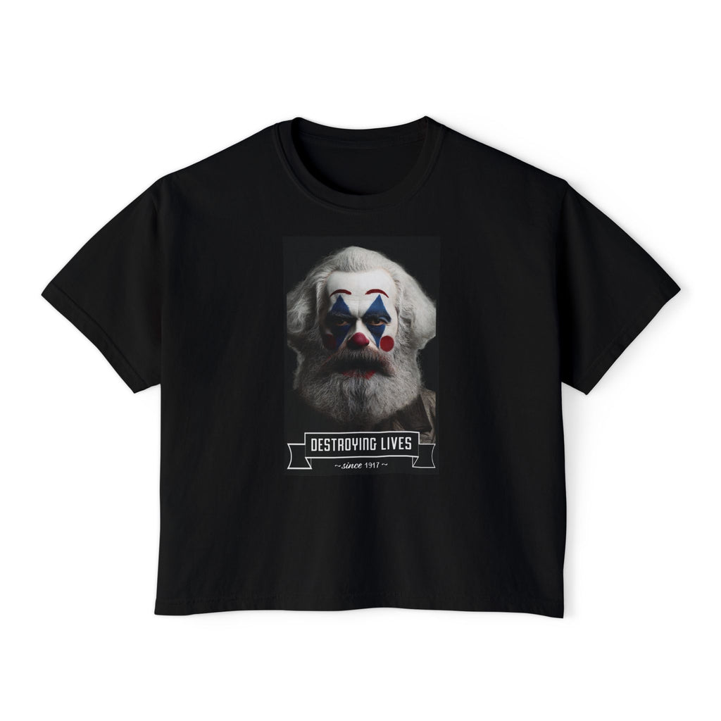 Marx — "Destroying Lives" Women's Boxy Tee
