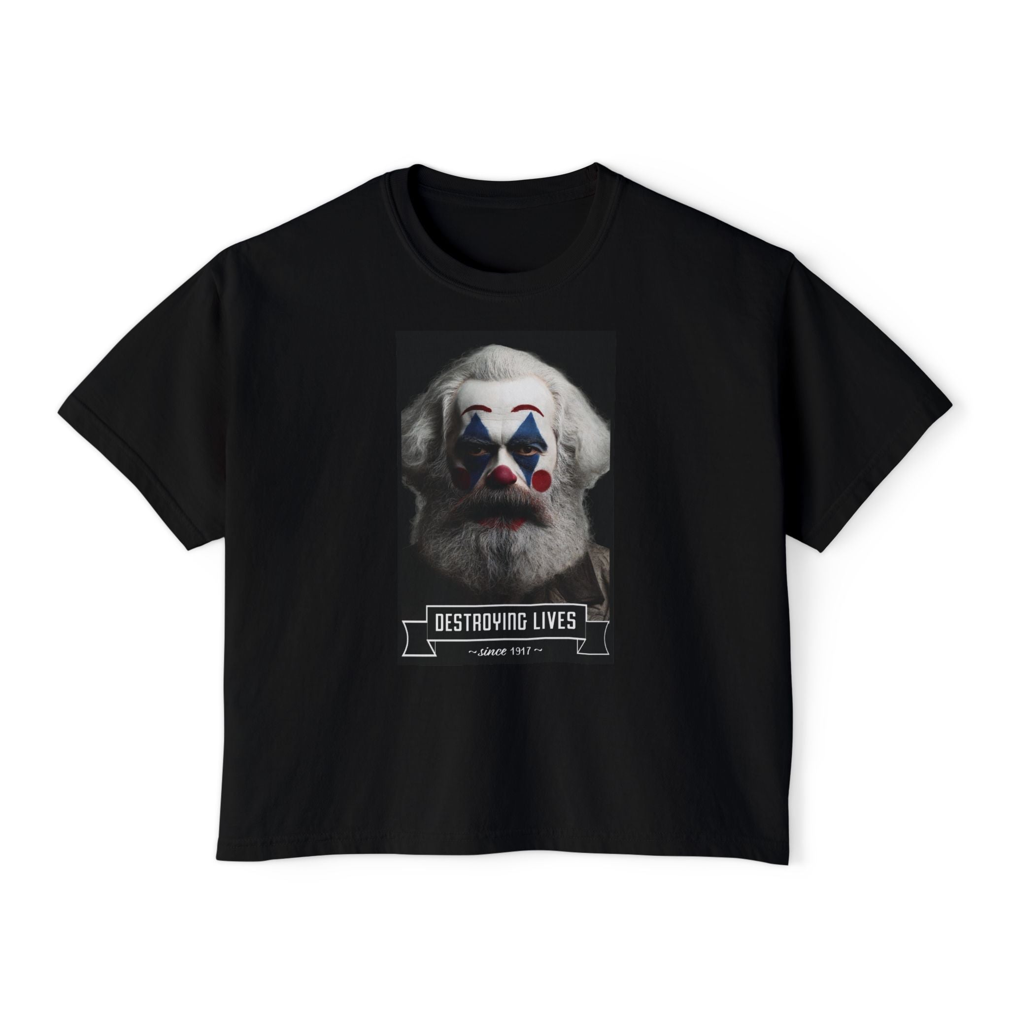 Marx — "Destroying Lives" Women's Boxy Tee