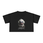 Marx 'Destroying Lives' Women's Boxy Cropped T-Shirt